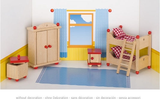 Goki dollhouse furniture nursery