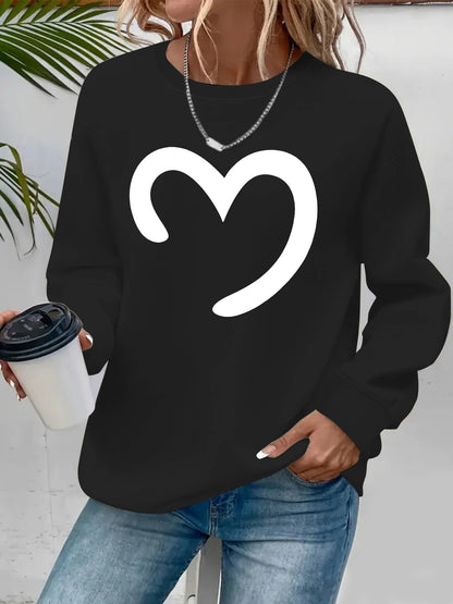 Round neck fleece hoodie