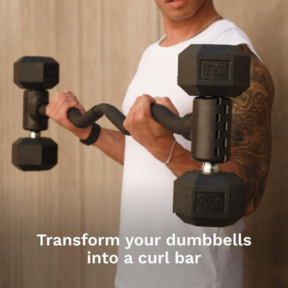Dumbbell Converter Adjustable Barbell Kettlebell Set