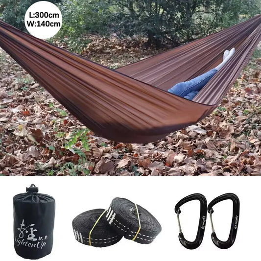 Portable Camping Parachute Hammock (300X140Cm)