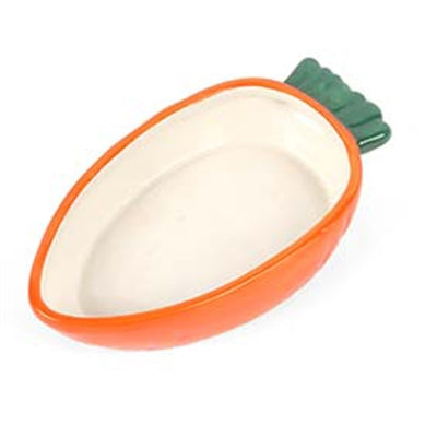 Happy pet carrot food bowl