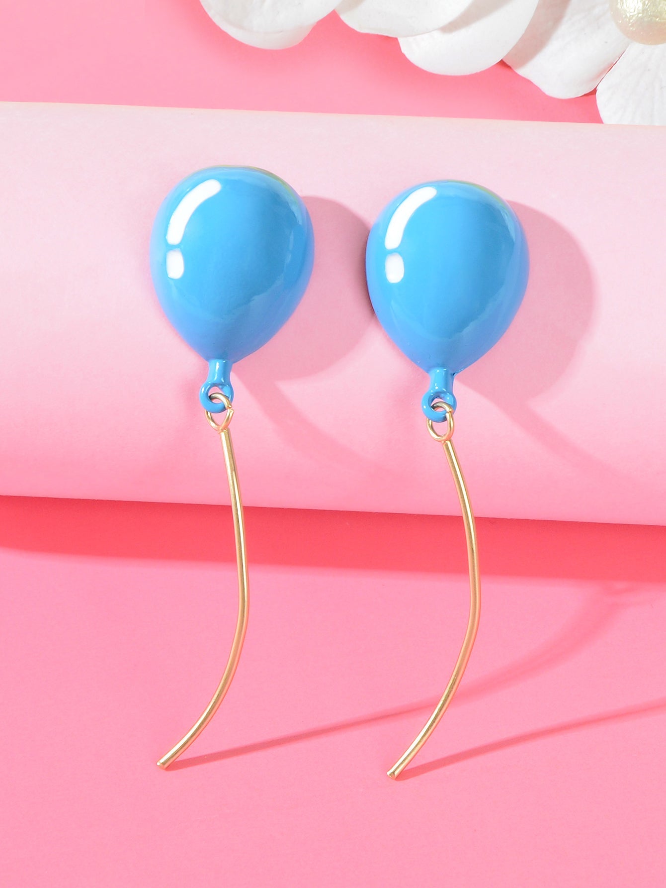 3D Romantic Balloon Pendant Earrings Whimsical Charming Accessory Gift Jewellery