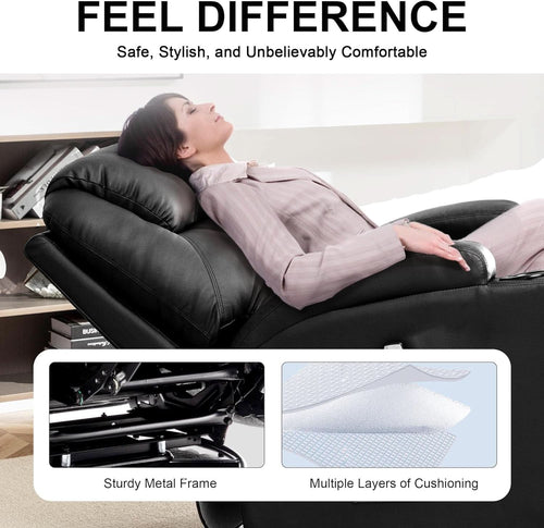 Massage Heat Swivel Recliner Chair For Living Room