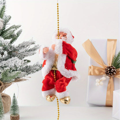 Climbing Rope Santa Hanging Christmas Decoration