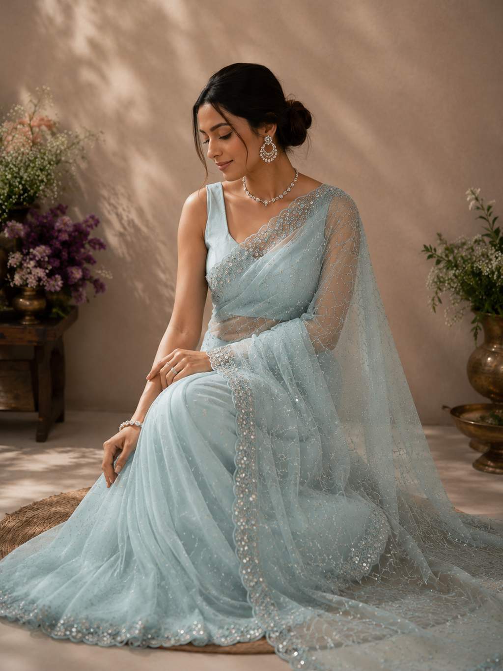Jalpari Soft Net Saree