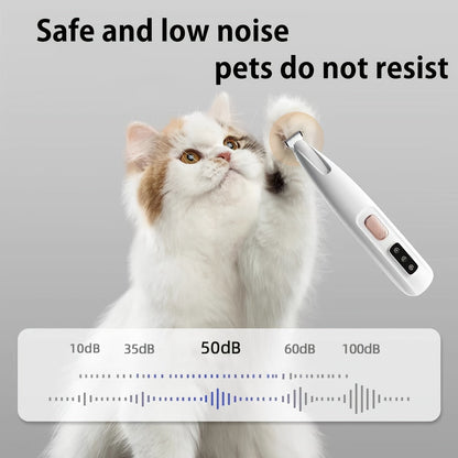 Pet Grooming Clippers with LED Light Support