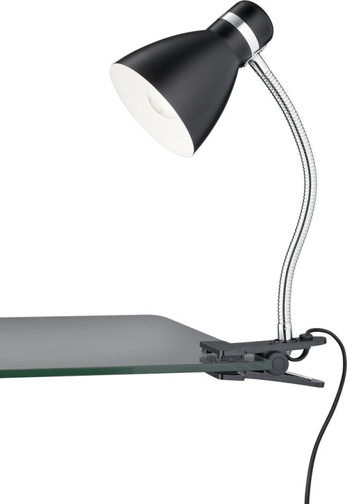 Rl live your light reality harvey - clamp light - black matt - excl. 1x e27 4w
