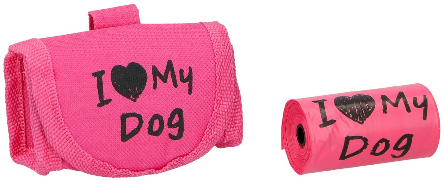 Pet dog poop bags 15 pieces with holder