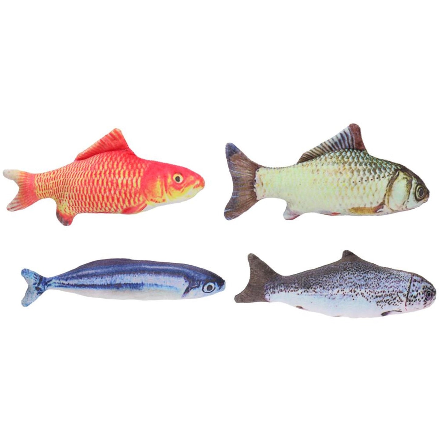 Pet cat toy fish fabric 19cm