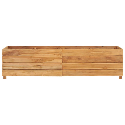 NNEVL Raised Bed 150x40x38 cm Recycled Teak and Steel