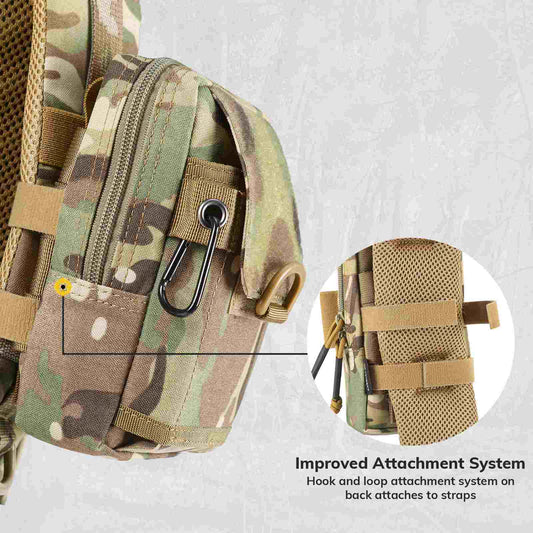 Votagoo Tactical EDC Pouch Universal Waist Pack Phone Molle Pouches Utility Gadget Holster Pocket for Outdoor Sport