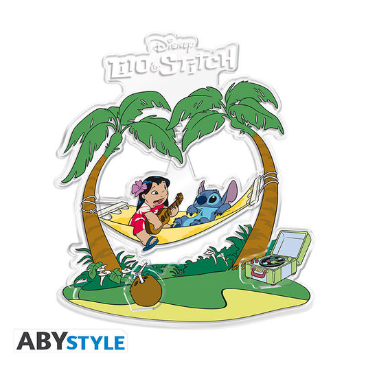 Disney akril dioráma figura Lilo & Stitch Hammock