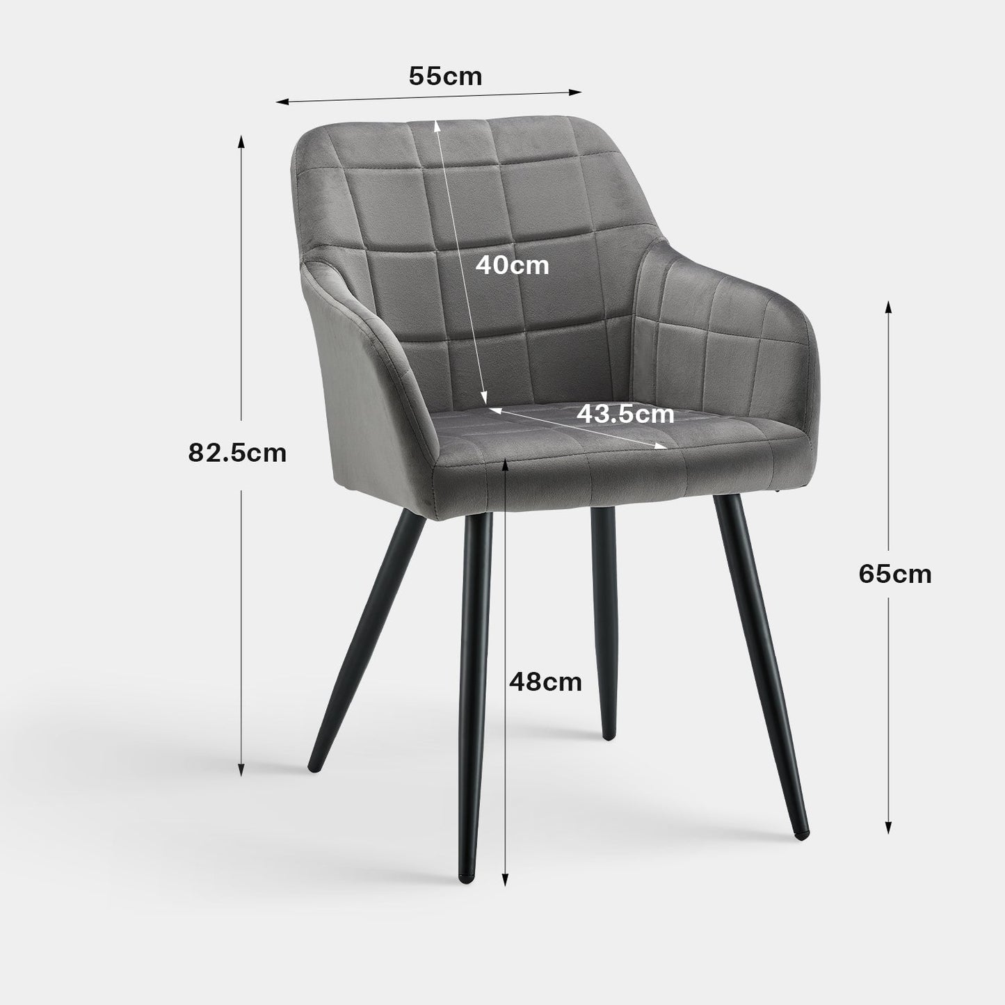 Bloor Velvet Dining Chairs [Set of 2]