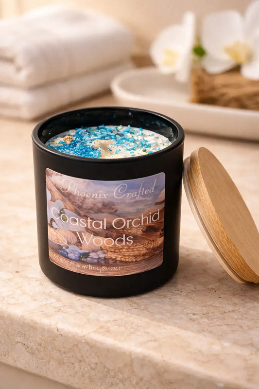 Coastal Orchid Woods — Sea Salt & Jasmine Candle