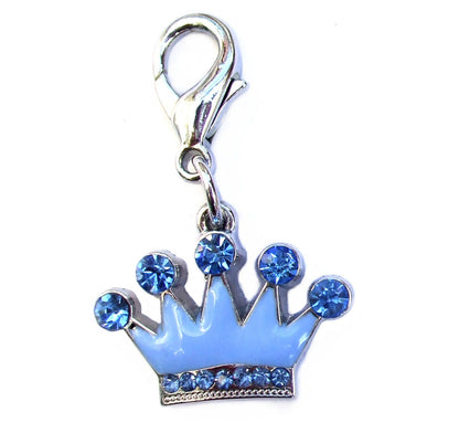 Prince Crystal Enamel Crown Charm