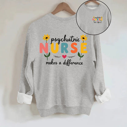 Loose velvet sweatshirt
