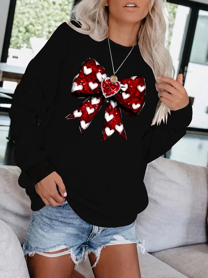 Round neck fleece hoodie