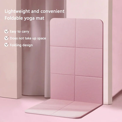 Foldable TPE Yoga Mat for Fitness & Pilates