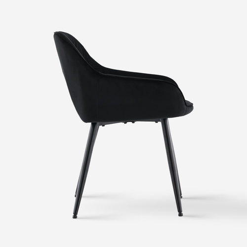 Garvies Velvet Dining Chairs [Set of 2]