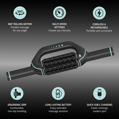 Rechargeable Rolling Massager – Relaxation Anytime, Anywhere