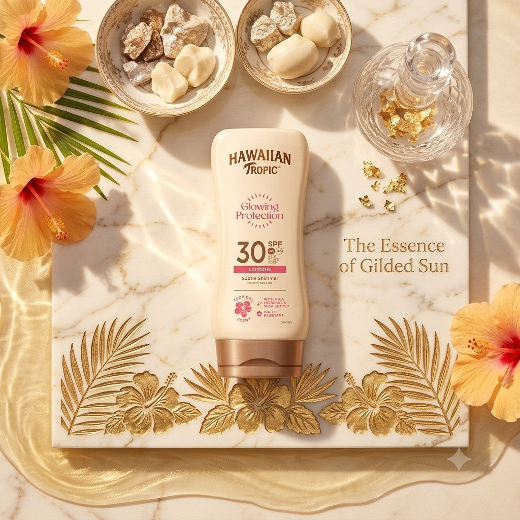 Hawaiian Tropic Glowing Protection Sunscreen Lotion 30SPF