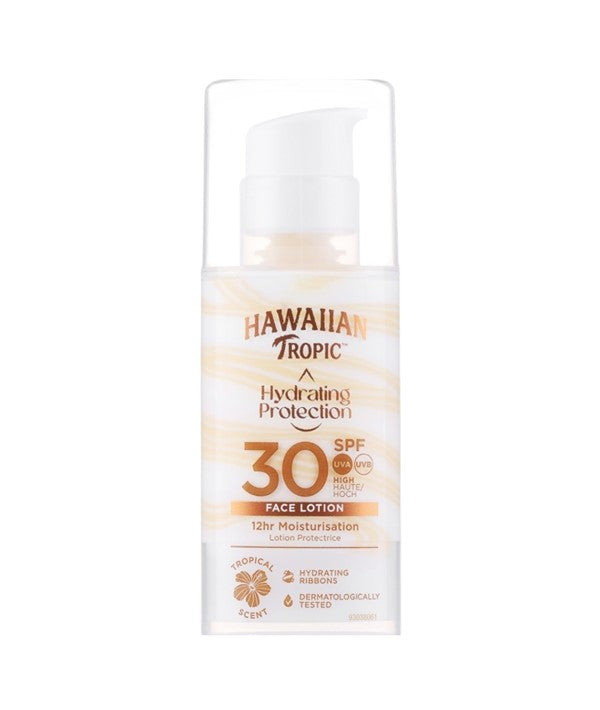 Hawaiian Tropic Hydrating Protection Sunscreen Face Lotion 30SPF