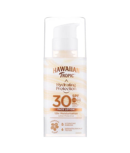 Hawaiian Tropic Hydrating Protection Sunscreen Face Lotion 30SPF