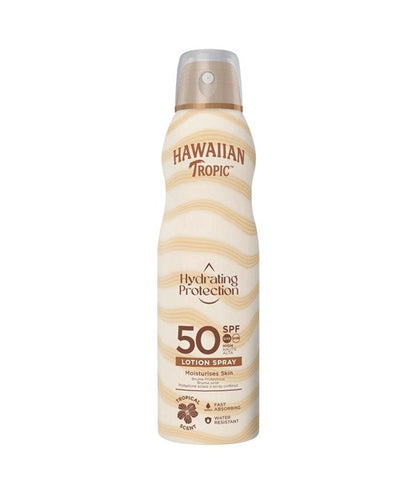 Hawaiian Tropic Hydrating Protection Sunscreen Lotion Spray 50SPF