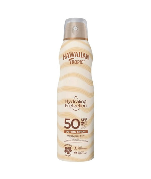 Hawaiian Tropic Hydrating Protection Sunscreen Lotion Spray 50SPF