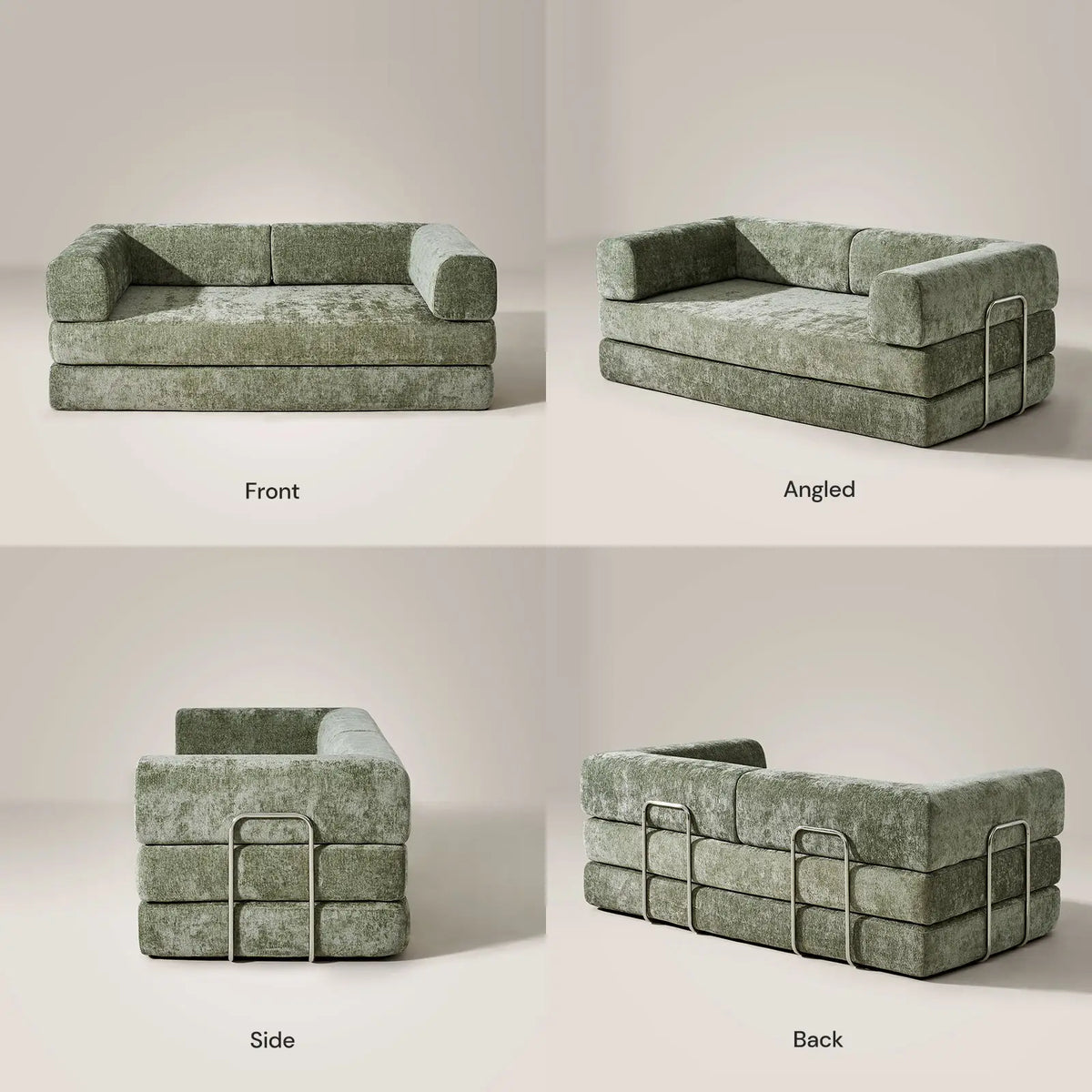 Hugo Moss Green Convertible Sofa Bed