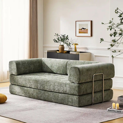 Hugo Moss Green Convertible Sofa Bed