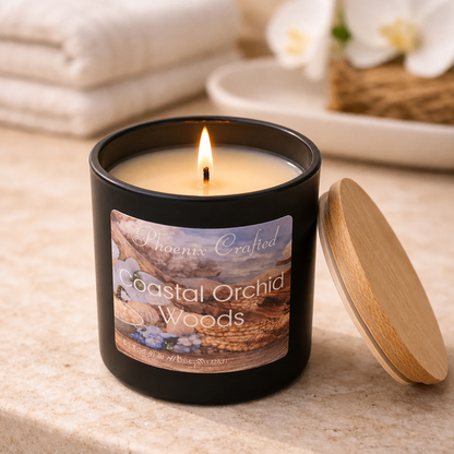Coastal Orchid Woods — Sea Salt & Jasmine Candle