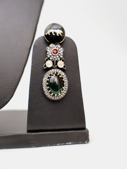 Wedding Multi Colour Sabyasachi Inspired Victorian Necklace Set