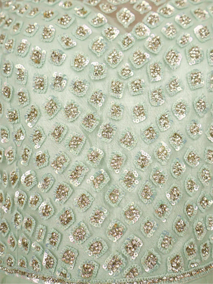 Gown with Stone & Beads Work by Shreekama