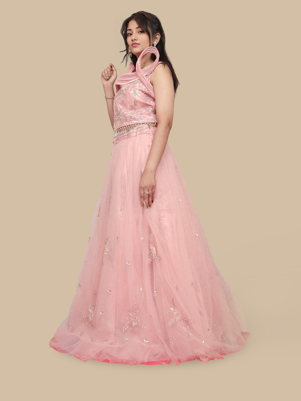 Stone & Sequins Lehenga Choli Set