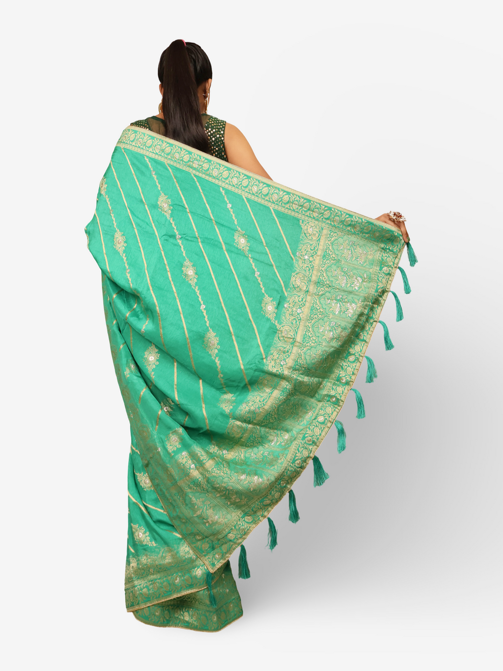 Designer Woven Banarsi Saree by Shreekama