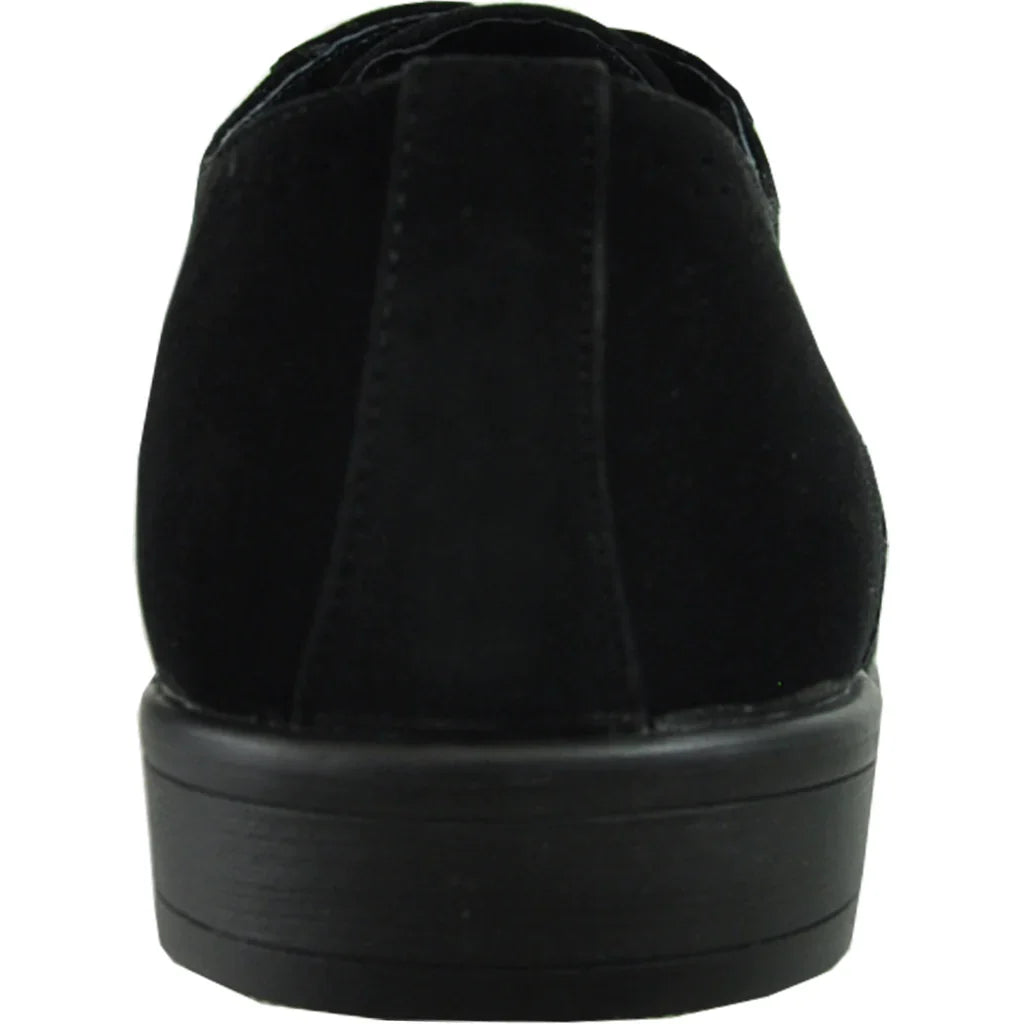 BRAVO Men Dress Shoe KING-3 Wingtip Oxford Shoe Black