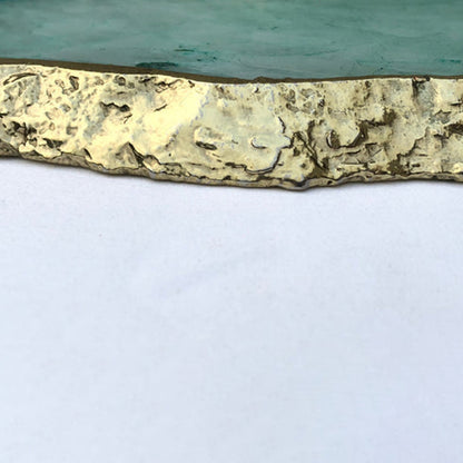 Large Aqua Agate Cheeseplatter/Tray/Personalised Momentos/Sign Boards