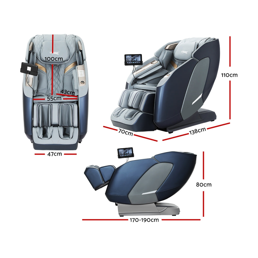 NNEDSZ Livemor 4D Massage Chair Electric Recliner Double Core Mechanism Massager Melisa