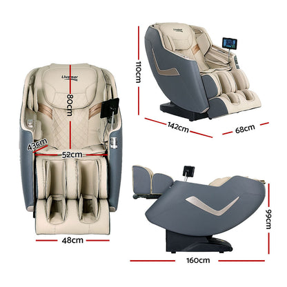 NNEDSZ Livemor Massage Chair Electric Recliner Home Massager 3D Opal