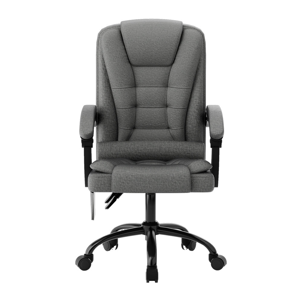 NNEDSZ 2 Point Massage Office Chair Fabric Black