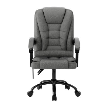 NNEDSZ 2 Point Massage Office Chair Fabric Black