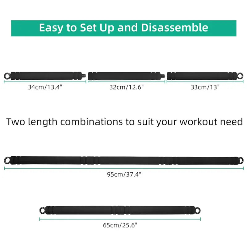 Portable Weighted Pilates Bar