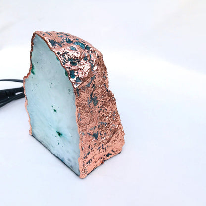 Aqua Agate/Gemstone/Lamp/Desk/Night Light