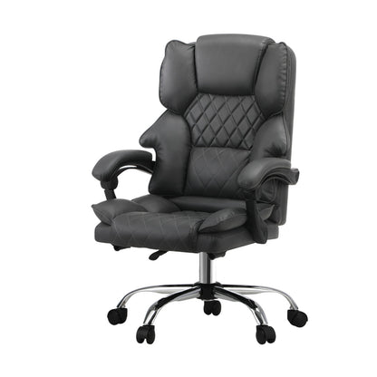NNEED Massage Office Chair PU Leather Seat Grey
