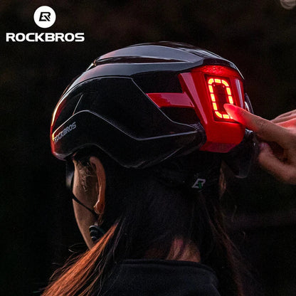 Rechargeable LED Cycling Helmet with Type-C Charging Grey
