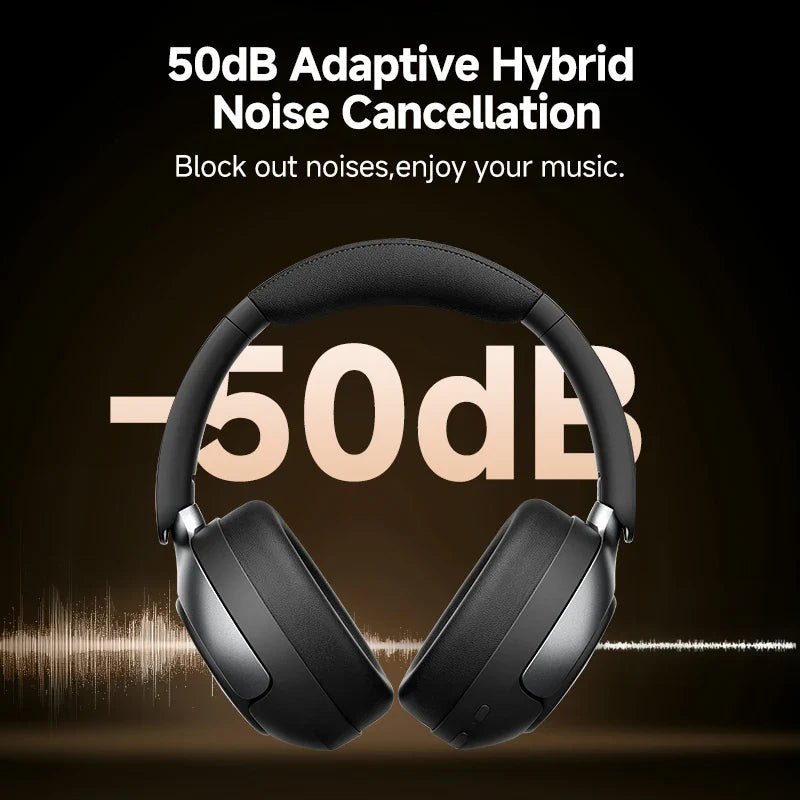 Wireless Over-Ear Headphones Black