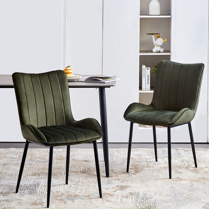 Myra Velvet Dining Chairs [Set of 2]
