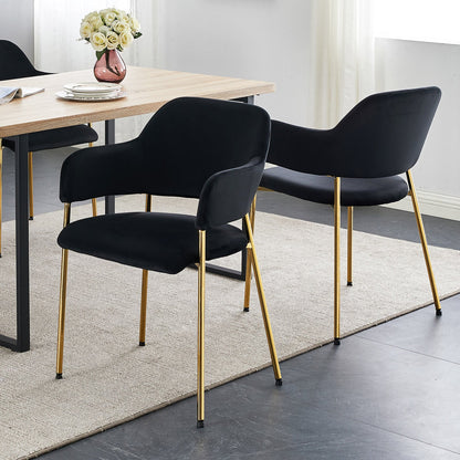 Lukka Velvet Dining Chairs [Set of 2]