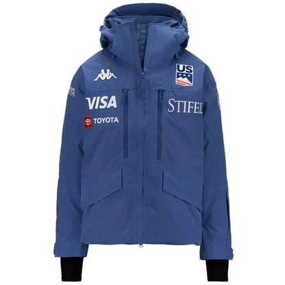 US Ski Snowboard Team waterproof padded jacket 2025/26 Slate Blue - Kappa